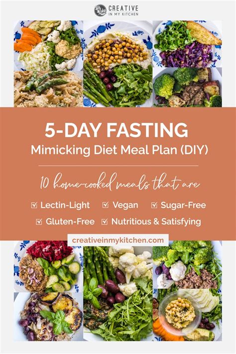 5 Day Fasting Mimicking Diet Meal Plan Do It Yourself Creative In My Kitchen
