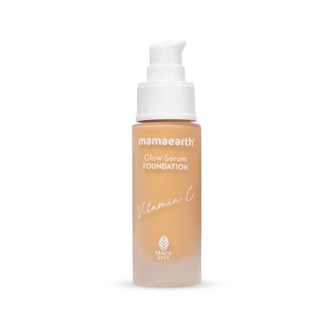 Mamaearth Glow Serum Foundation With Vitamin C Turmeric For 12 Hour