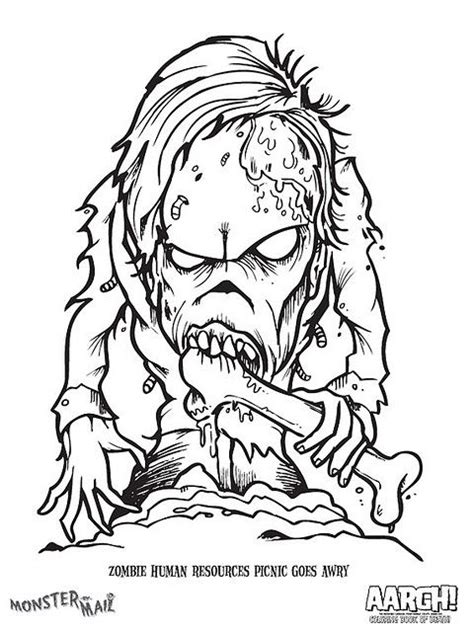 Scary Monster Coloring Pages To Print Antionette Heintzs Coloring Pages