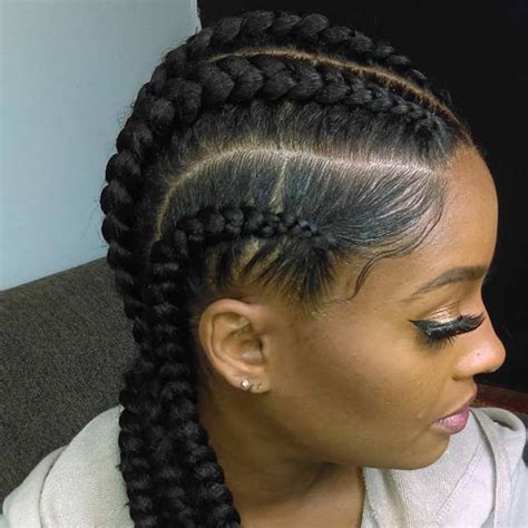 The style, which initially began in africa, can be worn for at least two to three weeks. Ghana Braids - Updos, Cornrows, Jumbo & Ponytail | Short ...