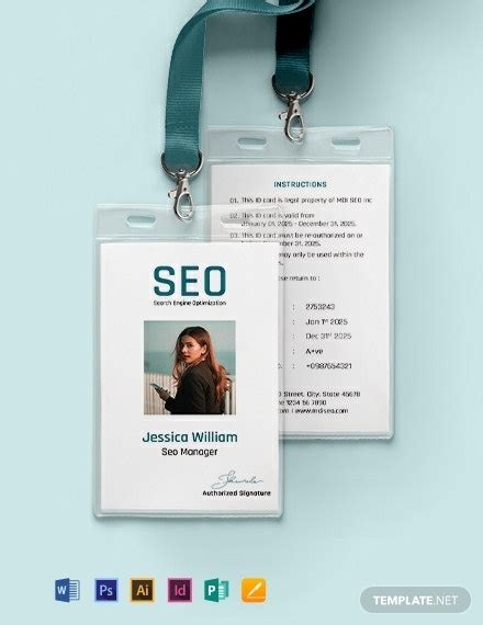 How To Create A Employee Id Card 10 Templates To Download Free