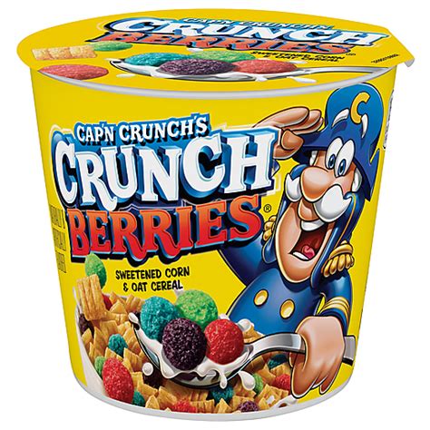 Capn Crunch Sweetened Corn And Oat Cereal Crunch Berries 130 Oz