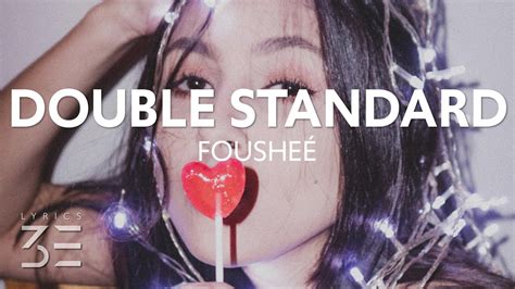 Fousheé Double Standard Lyrics Youtube