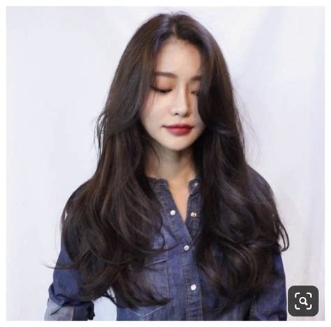 Korean Haircut Long Korean Hairstyle Long Korean Wavy Hair Asian Long Hair Long Wavy Hair