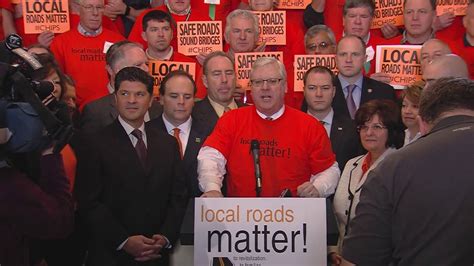 State Legislators And Local Highway Superintendents Deliver Message
