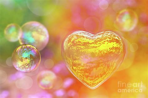 Colored Love Bubble Photograph By Delphimages Photo Creations Fine