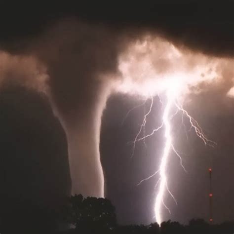 Tornadoes come in many sizes, but they typically take the form of a visible condensation funnel whose narrow end touches the earth and is. How Does It Feel to Look at a Tornado From the Inside?