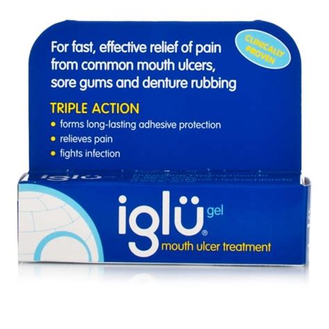 Iglu Mouth Ulcer Treatment Gel Oral Care Chemist Direct