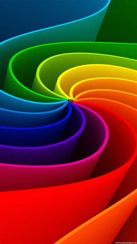 Colorfull 3d Iphone Wallpaper Best Iphone Wallpaper Rainbow Bright