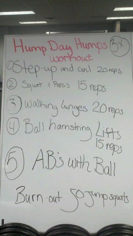 Hump Day Workout Hump Day Let It Be