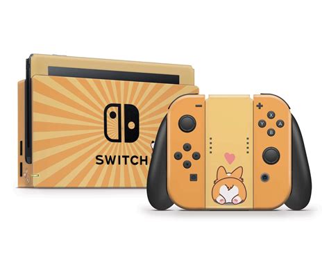 Cute Corgi Pup Nintendo Switch Skin Cute Gaming Decor