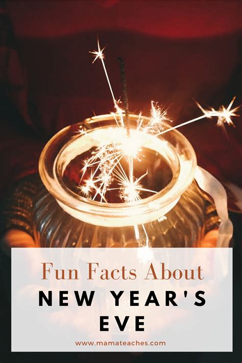 Fun Facts About New Years Eve For Kids Mama Teaches Fun Facts New