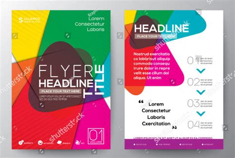 Colorful Flyer Templates 35 Free And Premium Download