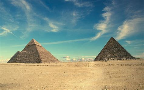 Hd Wallpaper Landscapes Nature Desert Egypt Pyramids 1680x1050 Nature
