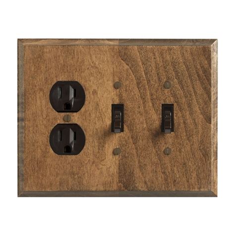 Switchoutlet Plate With Marina Finish 2 Switch 1 Outlet
