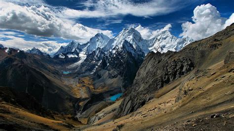 Free Download Hd Wallpaper Peru Cordillera Huayhuash Mountains