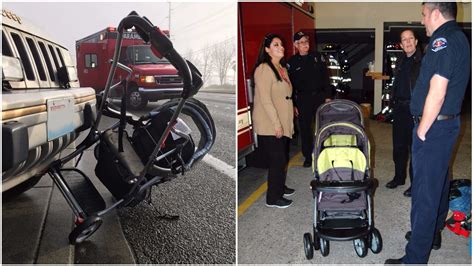 Firefighters Buy New Stroller For Mom Infant Hit By Car