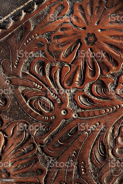 Tooled Leather Stock Photo Download Image Now Leather Backgrounds