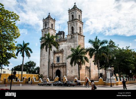 First Roman Catholic Church In The Mexican Yucatan Stock Photo Royalty