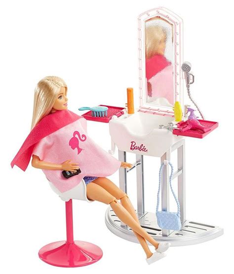 Barbie Salon Doll And Accessories Blonde Buy Barbie Salon Doll And Accessories Blonde Online