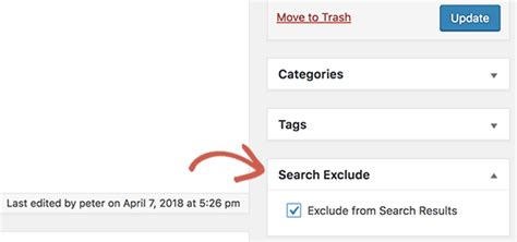 How To Exclude Specific Pages Authors And More From Wordpress Search