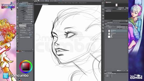 Drawing Tutorial Sketching A Character From Scratch Youtube