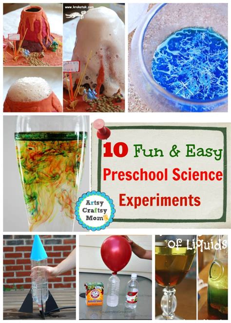10 Fun And Easy Preschool Science Experiments Artsy Craftsy Mom