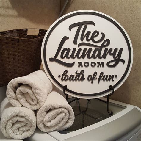 Laundry Room Sign Loads Of Fun Wooden Sign Farmhouse Etsy Laundry