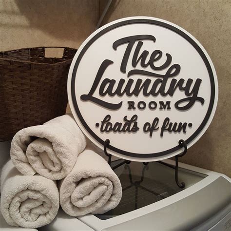 Laundry Room Sign Loads of Fun Wooden Sign Farmhouse  Etsy  Laundry