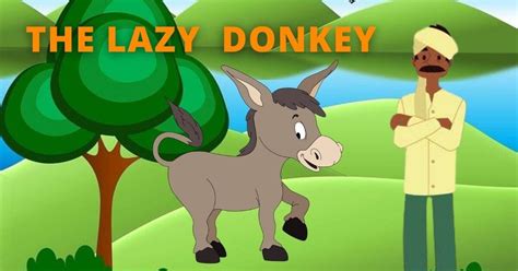 The Lazy Donkey Story For Kids Medium
