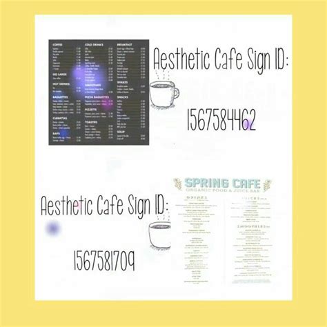 Cafe Picture Id For Roblox Roblox Welcome To Bloxburg Coffee Shop Id