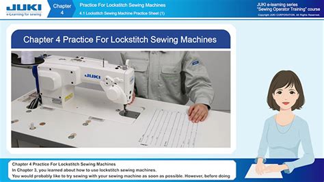 Sewing Operator Training Course Juki Industrial Sewing Machine