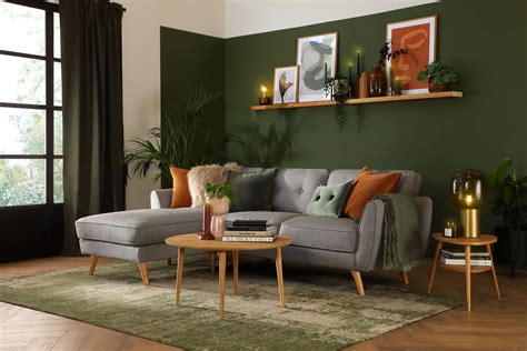 Living Room Furniture Green Natural And Minimalist Green Living Room