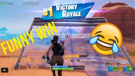The Funniest Win I Did Fortnite Battle Royale Youtube