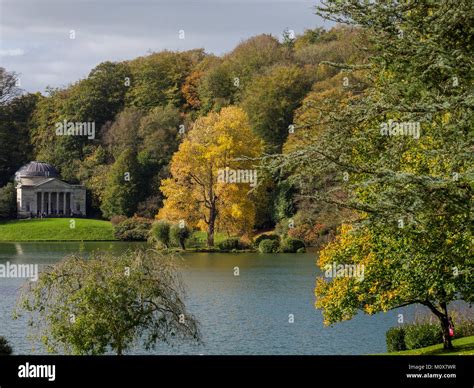 Stourhead Gardens Wiltshire England Stock Photo Alamy