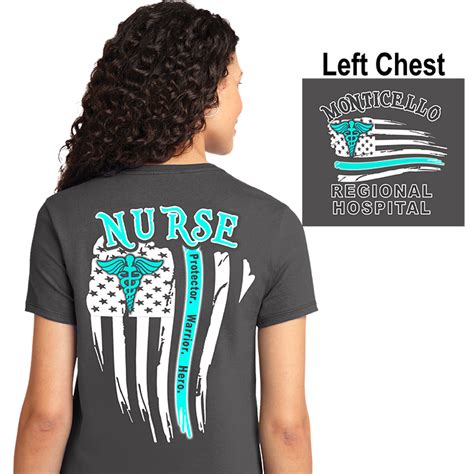 Nurse Staff Shirts Nurse Flag Shirt Dove Designs
