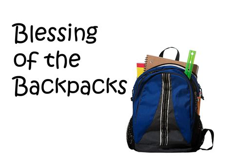 Blessing Of The Backpacks Ames First United Methodist Church