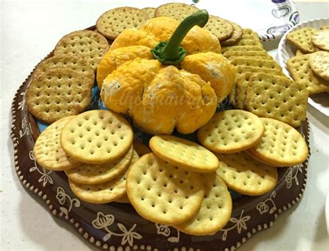 Pumpkin Shaped Cheeseball Video Recipe Cheese Ball Turkey