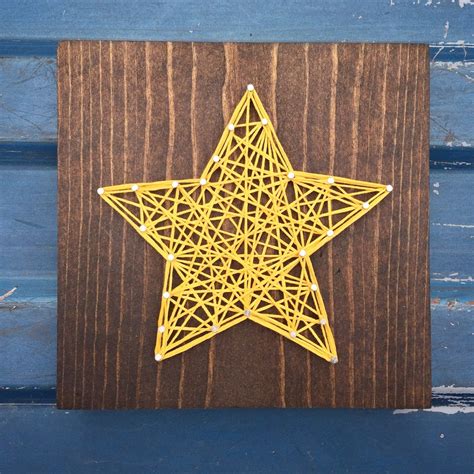 Made To Order String Art Star Sign