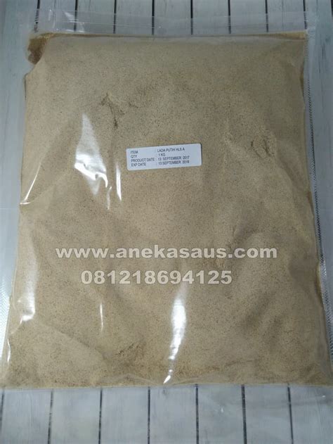 Lada Putih Bubuk Whitepepper Powder 1 Kg