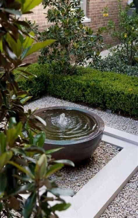 Small Courtyard Ideas With Fountain Season Estes
