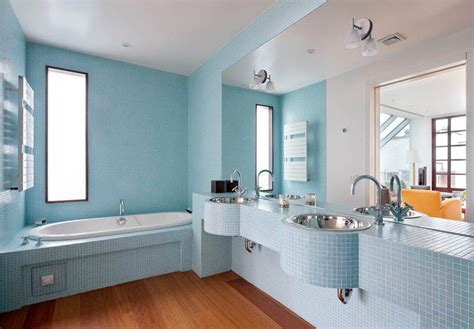 Use these beautiful bath designs and clever color tips to find the bathroom color scheme that fits a fresh color scheme can completely transform the look of your bathroom. 37 small blue bathroom tiles ideas and pictures 2020