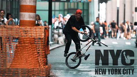 Bmx Riding In New York City Chris BÖhm Guinness Worldrecord Holder Youtube