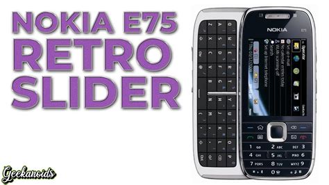 Or is it only me? Nokia E75 Mobile Phone Review - YouTube