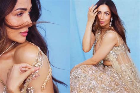 Malaika Arora Exudes Royalty And Grace In Heavily Embellished Golden