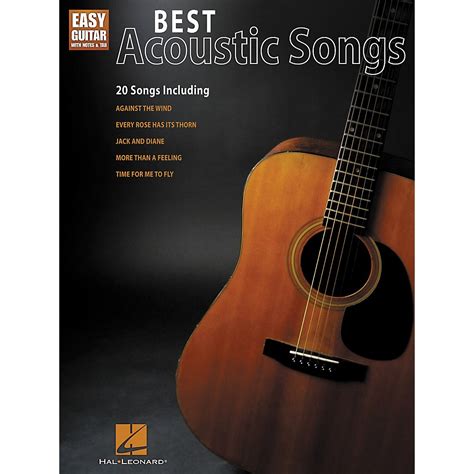 The main riff to this tune is three chords. Hal Leonard Best Acoustic Songs - Easy Guitar With Notes & Tab Series 9781423451815 | eBay