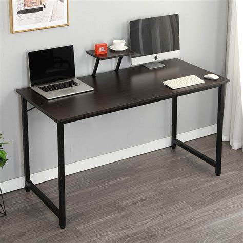 Sogesfurniture Computer Desk With Shelf Sturdy Office Desk