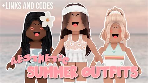 Aesthetic Summer Roblox Outfits Wcodeslinks Youtube