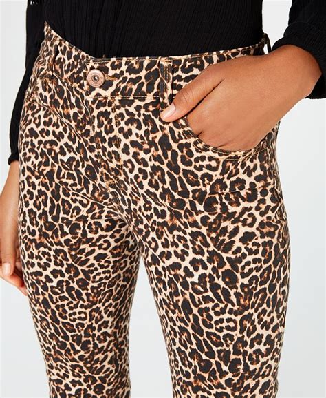 inc international concepts inc leopard print skinny jeans created for macy s macy s
