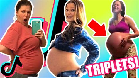 Tiktok Triplets Pregnancy Moments You Have To See Compilations Tik Tok Pregnant Youtube